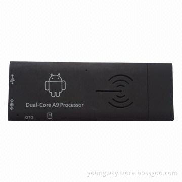 TV Dongle, Android 4.2, 1 x HDMI 1.3 Up to 1,920x1,080 Resolution